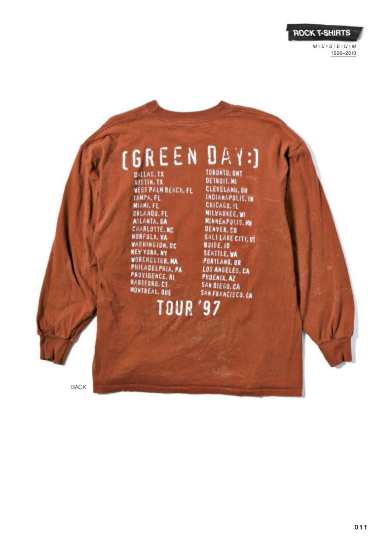 Green Day - nimrod Tour