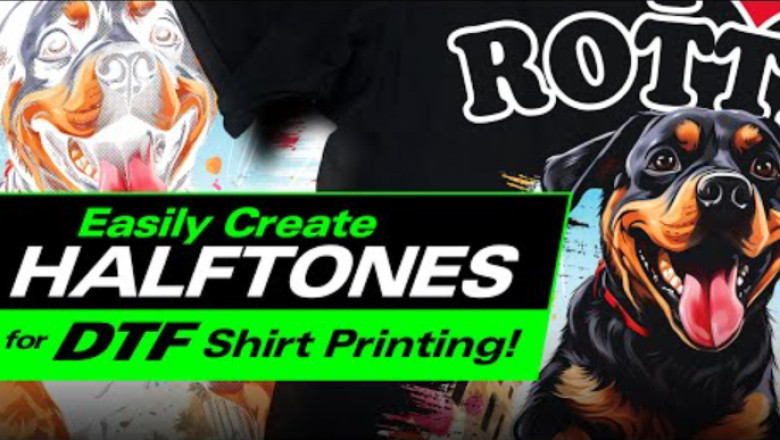 Easily Create Halftones in Photoshop for DTF, DTG and Silkscreen Shirt Printing